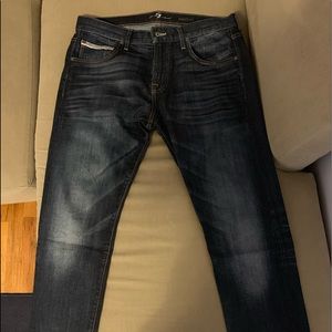 7 for all mankind selvedge denim